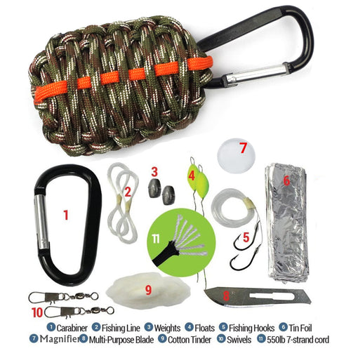 Paracord Grenade Survival Kit