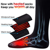 Thermal Cotton Heated Socks Sport Ski Socks Winter Foot Warmer Electric  Warming Sock Battery Power Men Women High Quality